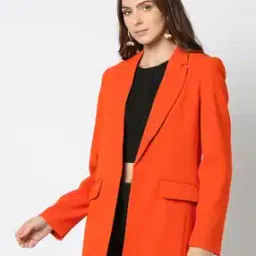 Women Regular Fit Single-Breasted Blazer Jacket-image-15