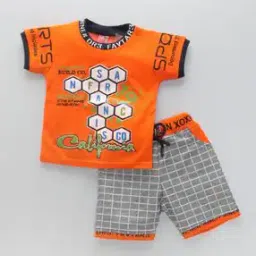 Boys Cotton Graphic Print 2-Piece Set-image-15