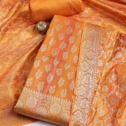 Women 3-Piece Unstitched Dress Material-image-46