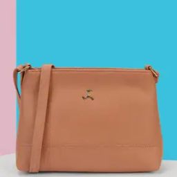 Women Sling Bag with Zip Closure-image-41