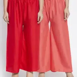 jinfo Women Pack of 2 Palazzos-picture-0