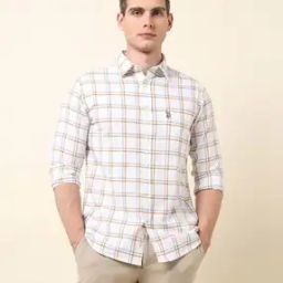 Men Checked Tailored Fit Shirt-picture-10