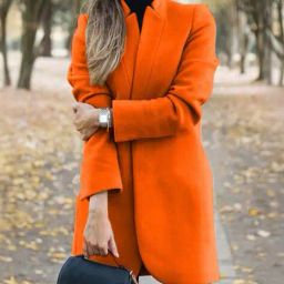 sam Women Regular Fit Long Jacket with Front Open image 1