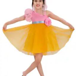 Girls Embellished Fit & Flare Dress-9