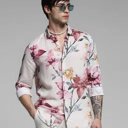 jack & jones Men Floral Print Slim Fit Shirt-picture-18