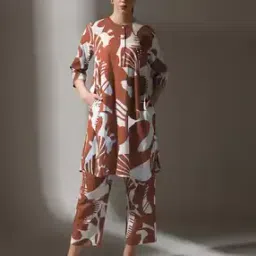 Women Printed 2-Piece Co-ord Set-image-54