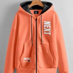 Boys Typographic Print Hooded Sweatshirt-34