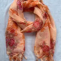 akshadeep Women Floral Print Dupatta with Tassels-picture-18