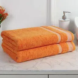 Set of 2 Cotton Bath Towels-image-10