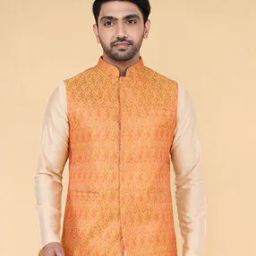 Men Embroidery Nehru jacket-10