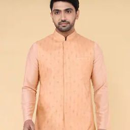 Men Stripes Nehru jacket-image-1