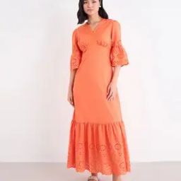 Women Self-design A-line Dress-image-77