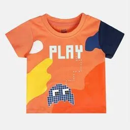 mini klub Boys Graphic Print Round-Neck T-Shirt-picture-35