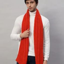Men Ribbed Reversible Wool Scarf-picture-53