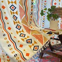Geometric Window Curtains-42