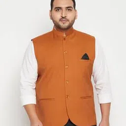 Nehru Jacket with Welt Pockets-image-0
