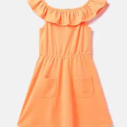 united colors of benetton A-Line Dress with Patch Pockets-picture-24