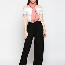 Women Embellished Scarf with Tassels-image-53