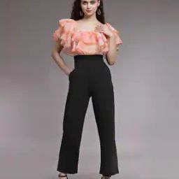 Women Jumpsuit with Frill Accent-image-8