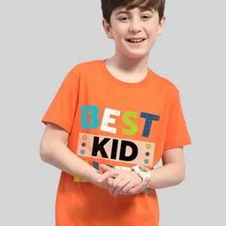 kiddy viddy Boys Graphic Print Round-Neck T-Shirt-picture-1