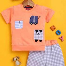 Graphic Print T-Shirt & Shorts Set-image-97