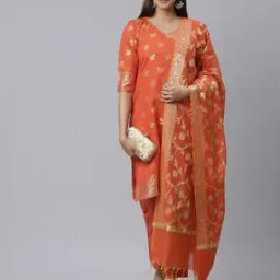 Pant-Suit Set with Leaf Detail-image-43