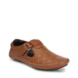 Slip-On Sandals with Velcro Fastening-image-90