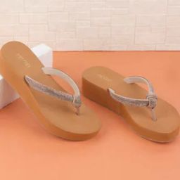 Women Thong-Strap Slip-On Wedges-image-44