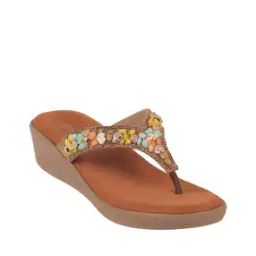 Women Embellished Round-Toe Wedges-image-44