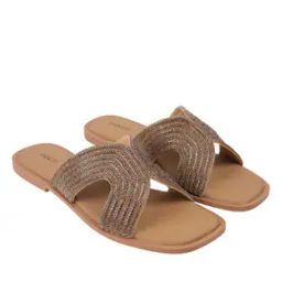 Women Open-Toe Slip-On Flat Sandals-0