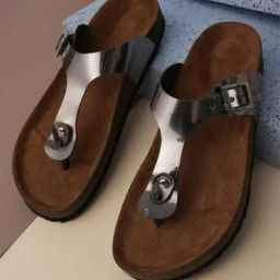 Open-Toe Slip-On Flat Sandals-7