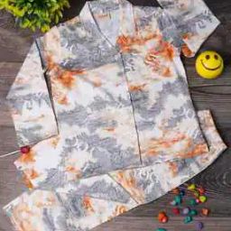 Boys Graphic Nightsuit Set-image-4