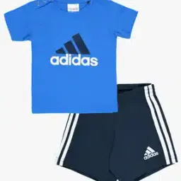 Boys Brand Print T-Shirt & Shorts Set-image-95