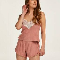 Brushed Rib Lace Shorts-image-42