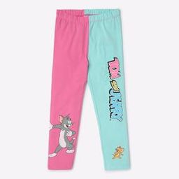 Tom & Jerry Print Slim Fit Leggings-image-70