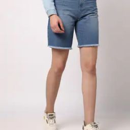Mid-Rise Boyfriend Short with Raw Hem-image-47
