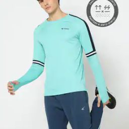 Men Colourblock Regular Fit T-Shirt-image-75
