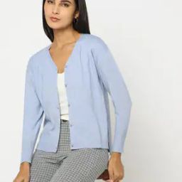 Button-Down V-Neck Cardigan-15