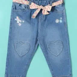 Embroidered Straight Fit Jeans-image-17