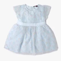 Floral Embroidered Fit & Flare Dress-image-22