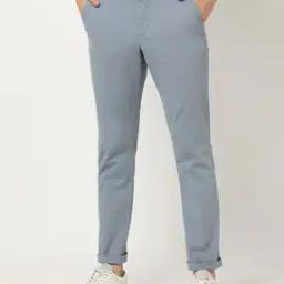 Men Flat-Front Slim Fit Chinos-image-35