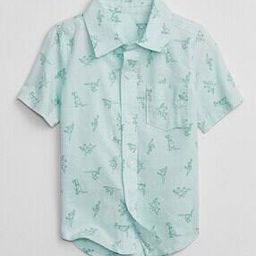 gap kids Printed Shirt with Patch Pocket-picture-49
