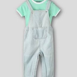 Dungaree & T-Shirt Set-33