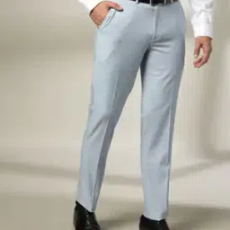 Men Mid-Rise Regular Fit Flat-Front Trousers-image-28