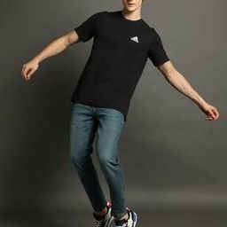 Men Lightly Washed Slim Fit Jeans-image-42