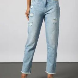 High-Rise Mom Fit Jeans-33