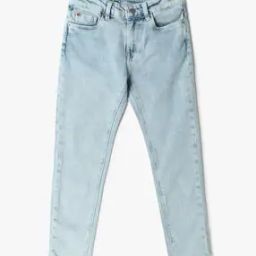 Girls Heavily Washed Skinny Fit Jeans-image-42