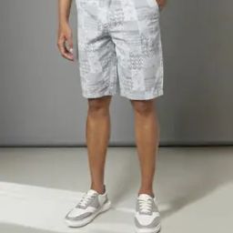 Men Printed Slim Fit Bermudas-picture-18