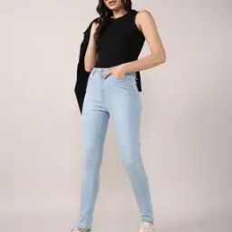 Women Mid-Wash Super Skinny Fit Jeans-image-72