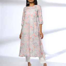 Women Printed A-Line Kurta-image-94